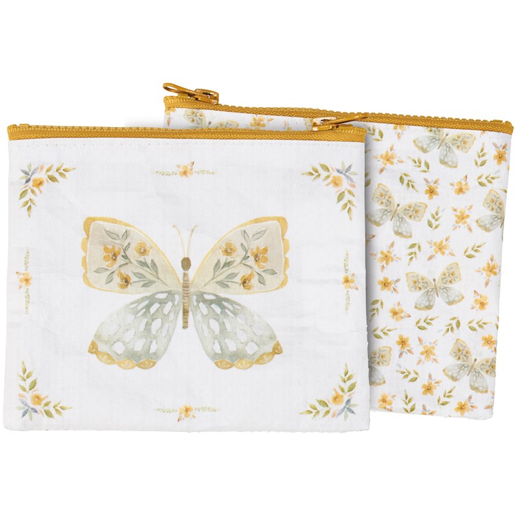 Butterflies Zipper Wallet
