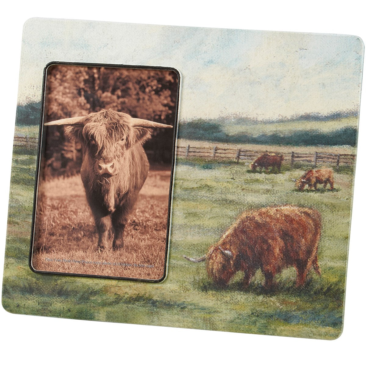 Highland Cow Photo Frame