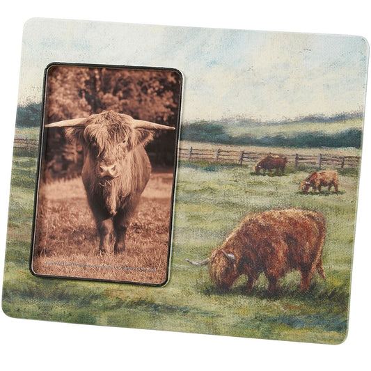 Highland Cow Photo Frame