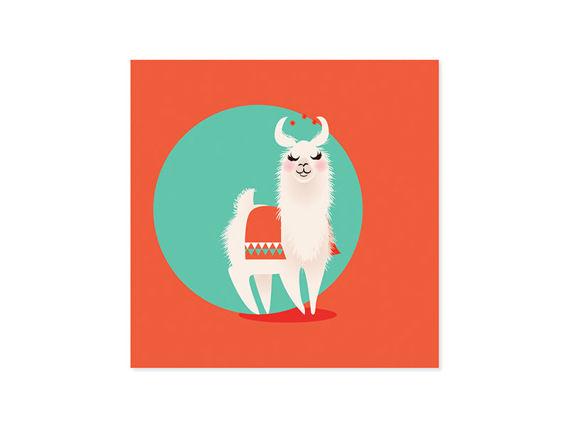 Llama Birthday POP UP CARD