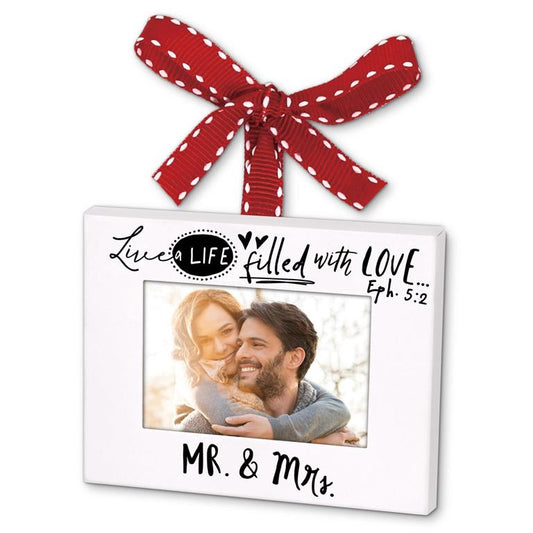 FILLED WITH LOVE FRAME ORNAMENT