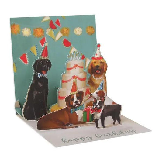 *Dogs w/Cake Pop Up Card