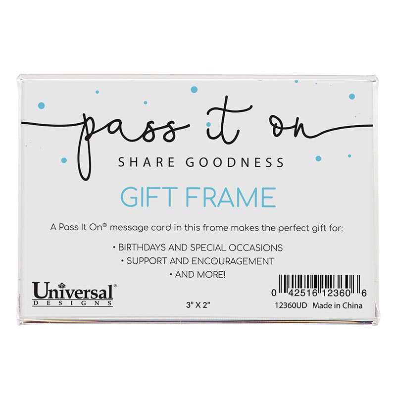 PASS IT ON FRAME