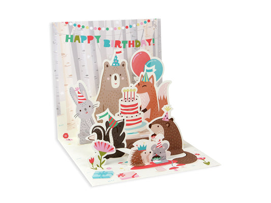 Woodland Animals POP UP CARD