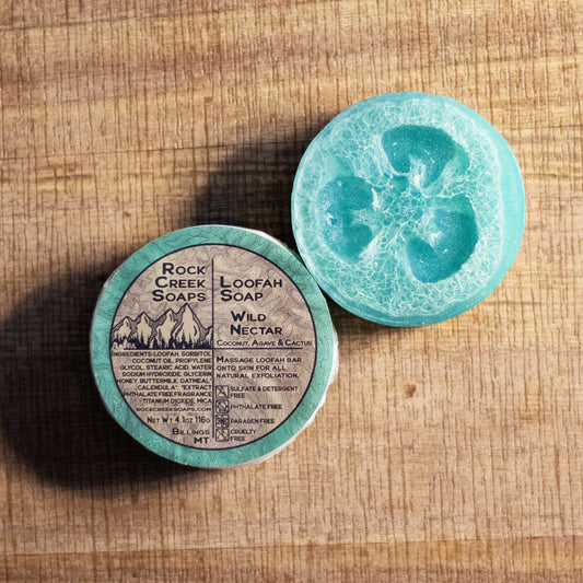 Sweet Nectar Loofah Soap