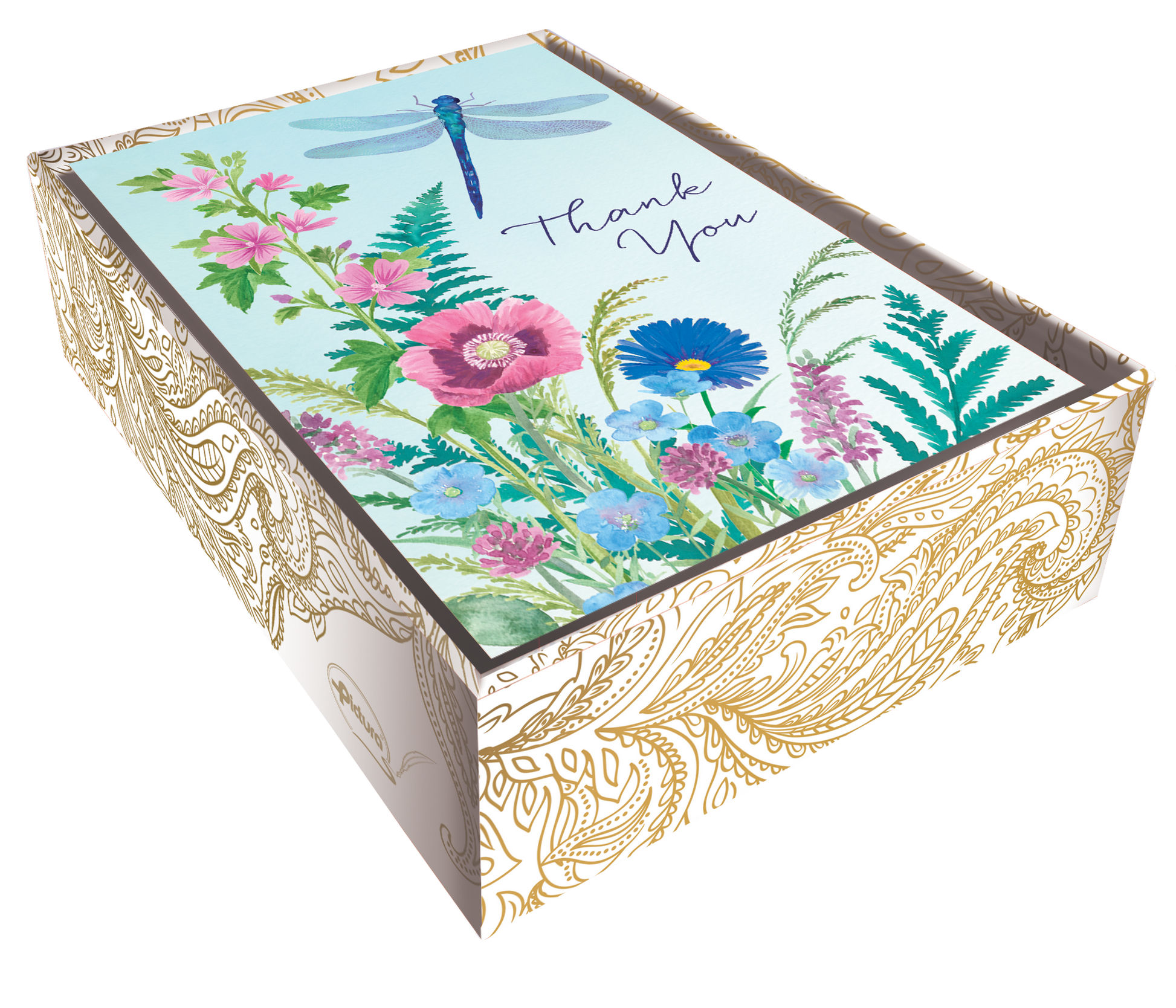 DRAGONFLY BLANK THANK YOU NOTES