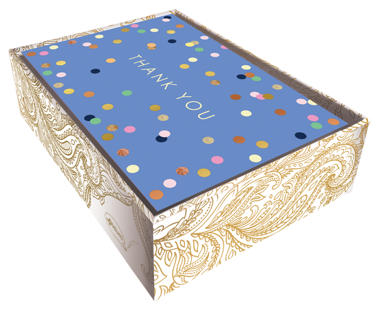 CONFETTI THANK YOU BOXED NOTES