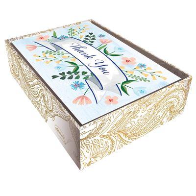 FLORAL BANNER THANK YOU NOTES
