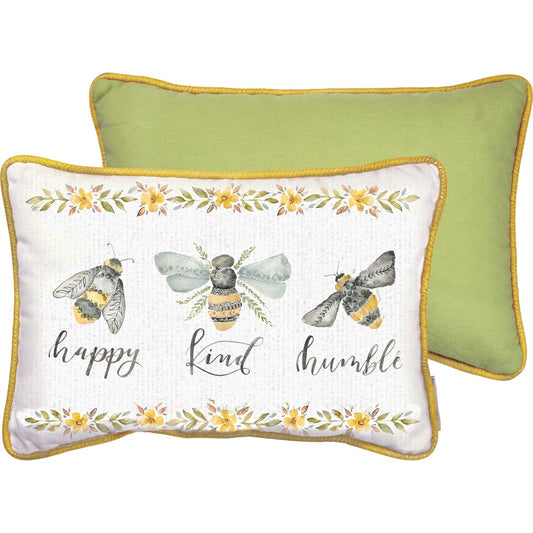 Happy Kind Humble Pillow 15X10