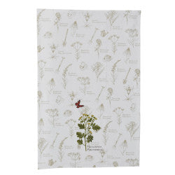 FEVERFEW PRINT DISHTOWEL