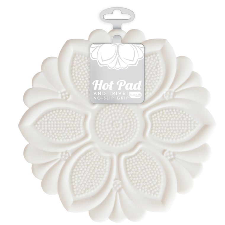WHITE Hot Pad/Trivet