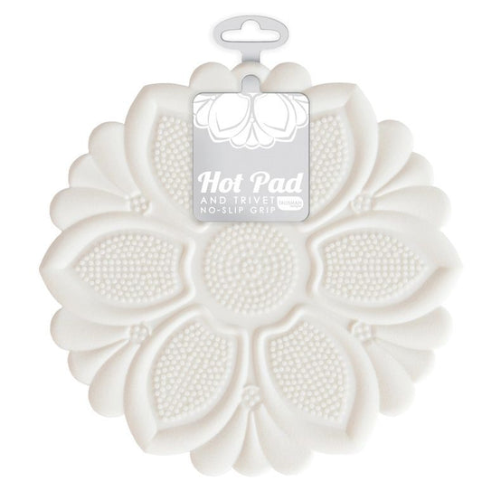 WHITE Hot Pad/Trivet