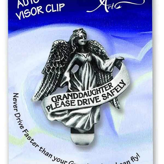 GrandDaughter Guardian Angel Visor Clip