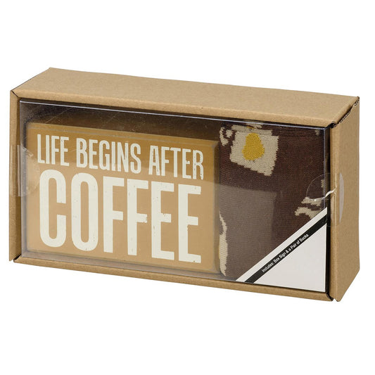 AFTER COFFEE BOX SIGN & SOCK SET