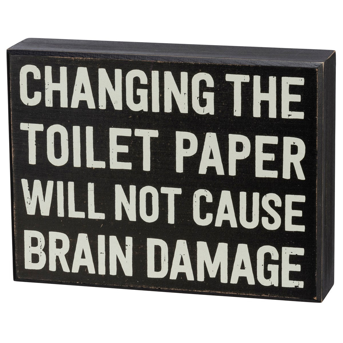 CHANGING THE TOILET PAPER BOX SIGN