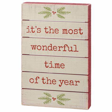Wonderful Slat Box Sign