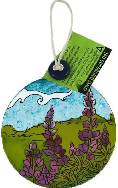 Lupine Glass Suncatcher