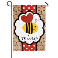 Be Mine Valentine Garden Flag