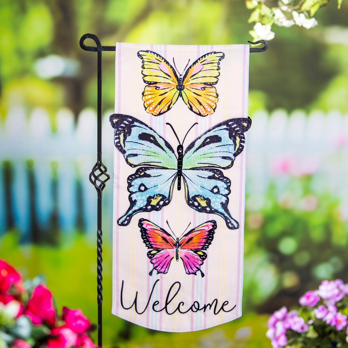 BUTTERFLY FIELDS XL GARDEN FLAG
