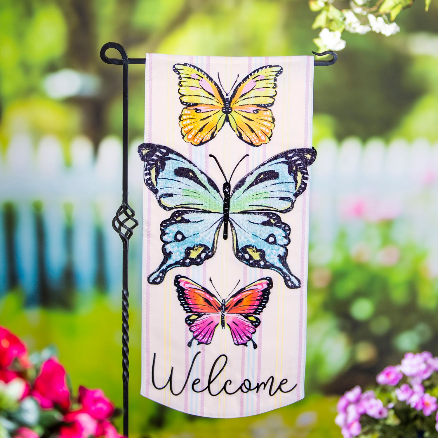 BUTTERFLY FIELDS XL GARDEN FLAG