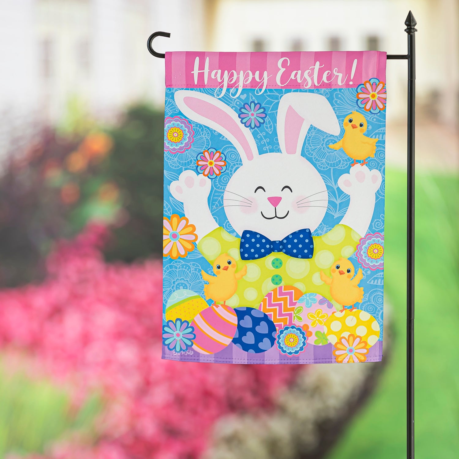 EASTER FUN GARDEN FLAG