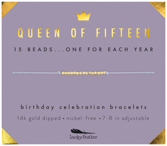 Fifteen Milestone Bracelet