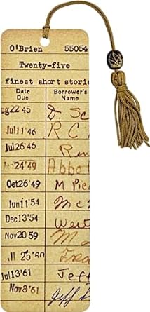 Vintage Library Bookmark