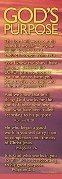 GOD'S PURPOSE Bookmark Pack 10