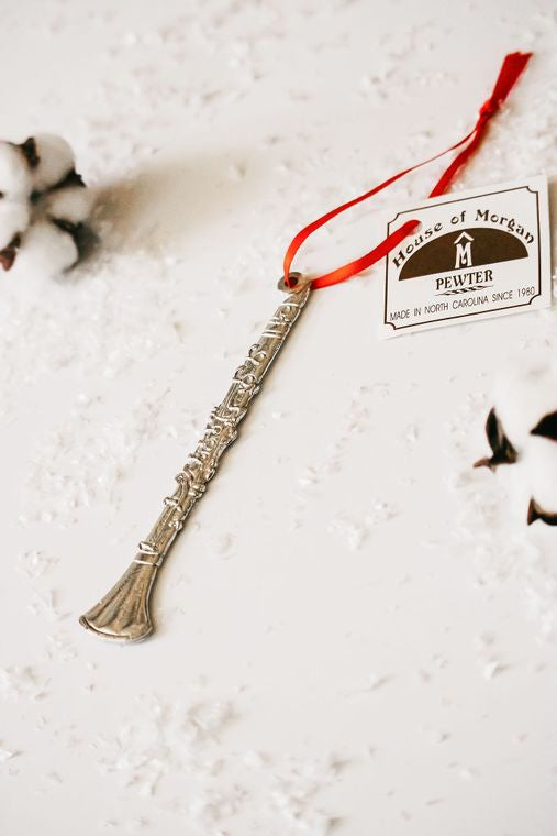 CLARINET PEWTER ORNAMENT
