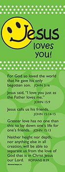 Jesus Loves You Bookmark Pack 10