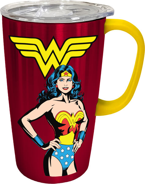 Wonderwoman Stainless Steel Travel Mug