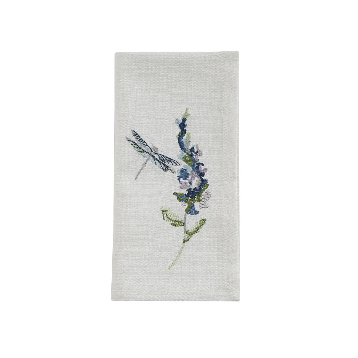 Dragonfly Embroidered Napkin 18X18