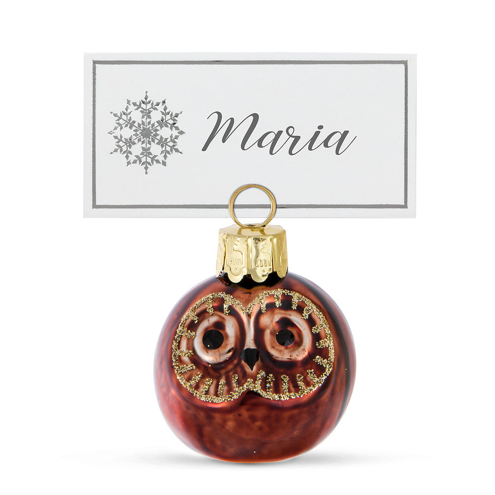 Owl Ball Placecard Holders Set 6