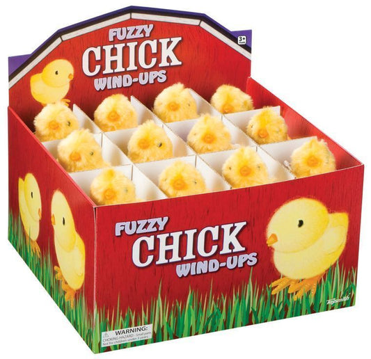 Yellow Fuzzy Wind Up Chick