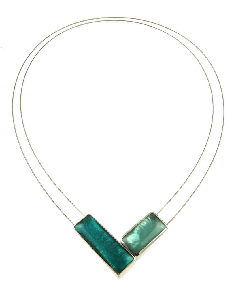 Mermaid Green Magnetic Pendant Necklace