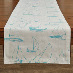 Sailboats Sky 15X72 Runner