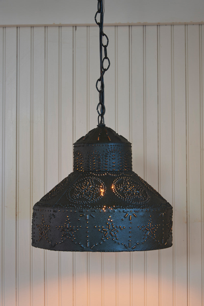 Punched Star Pendant Light
