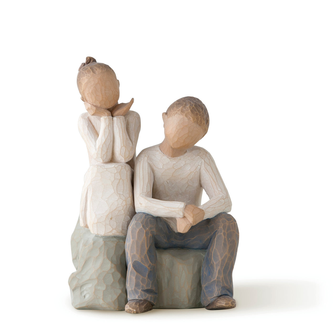 Brother and Sister Figurine