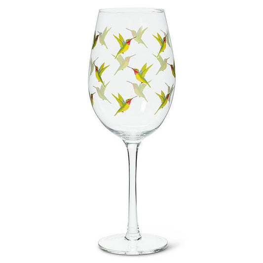 Hummingbird Wine Glass 14OZ