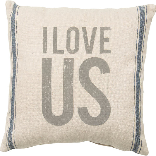 I LOVE US PILLOW 15X15