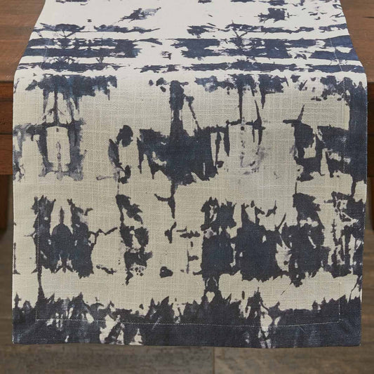 INDIGO PRINTED RUNNER 15X72