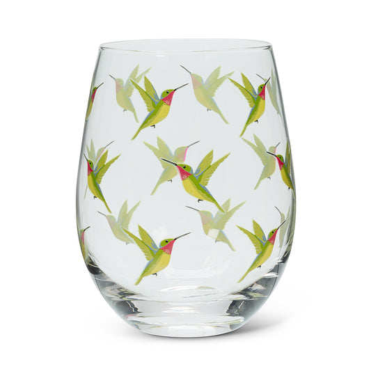 Hummingbird Stemless Wine Glass 14OZ