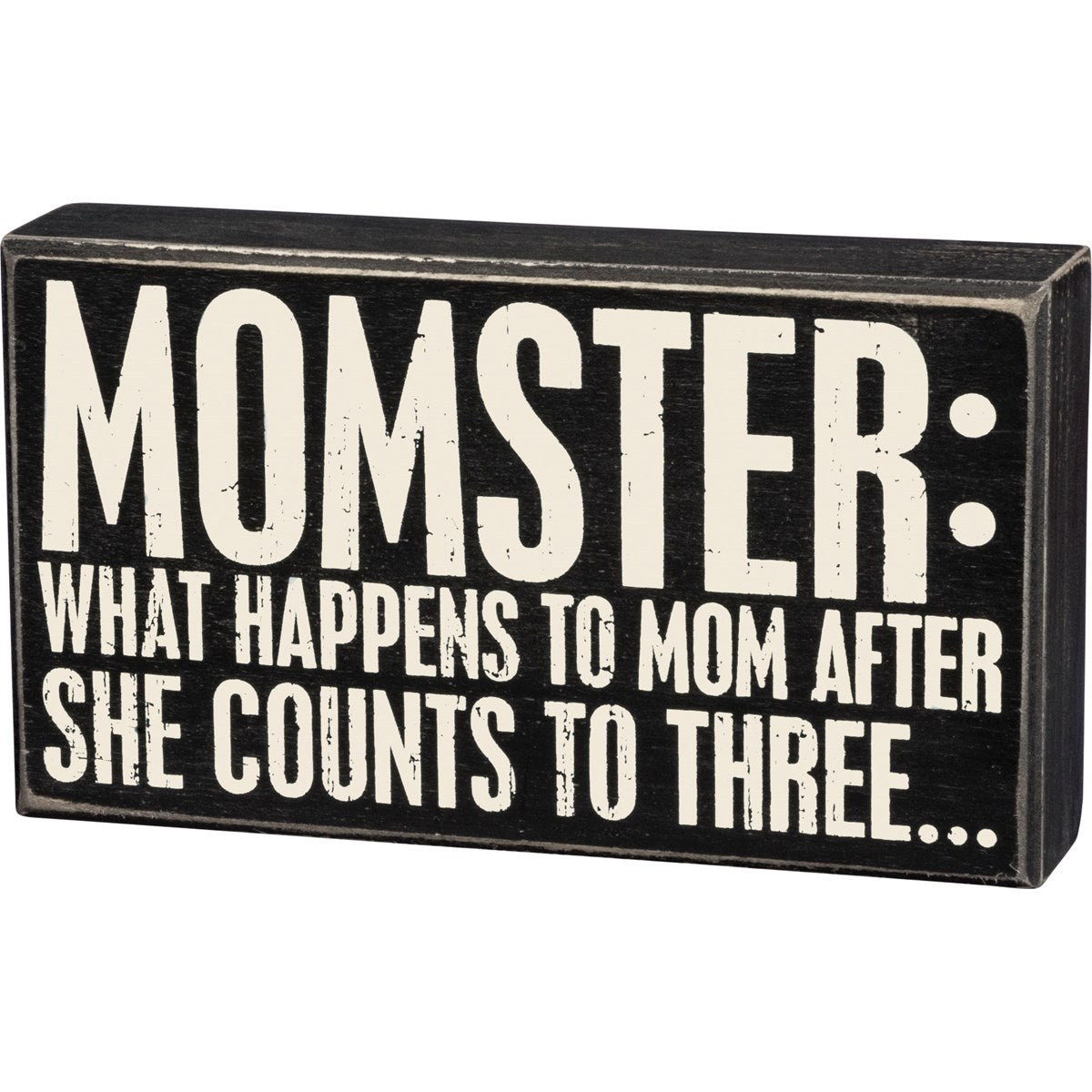 MOMSTER BOX SIGN