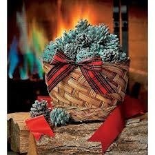 COLOR CHANGING CONES IN BASKET