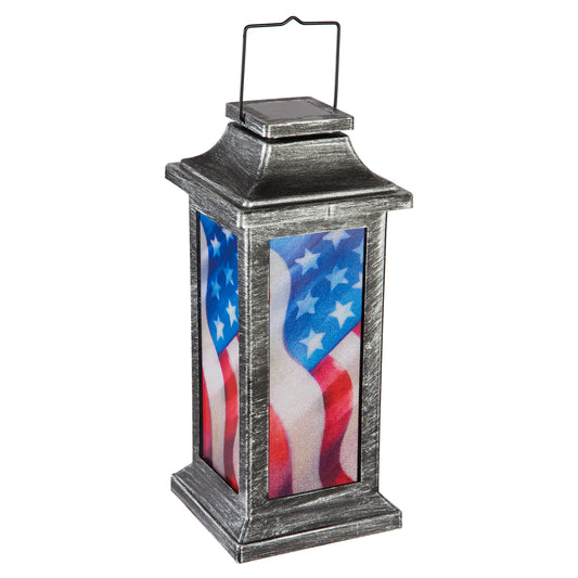 11" AMERICANA SOLAR LANTERN