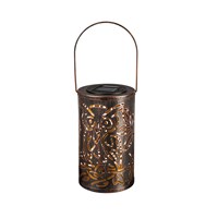 Owl Bronze Cut Out Lantern