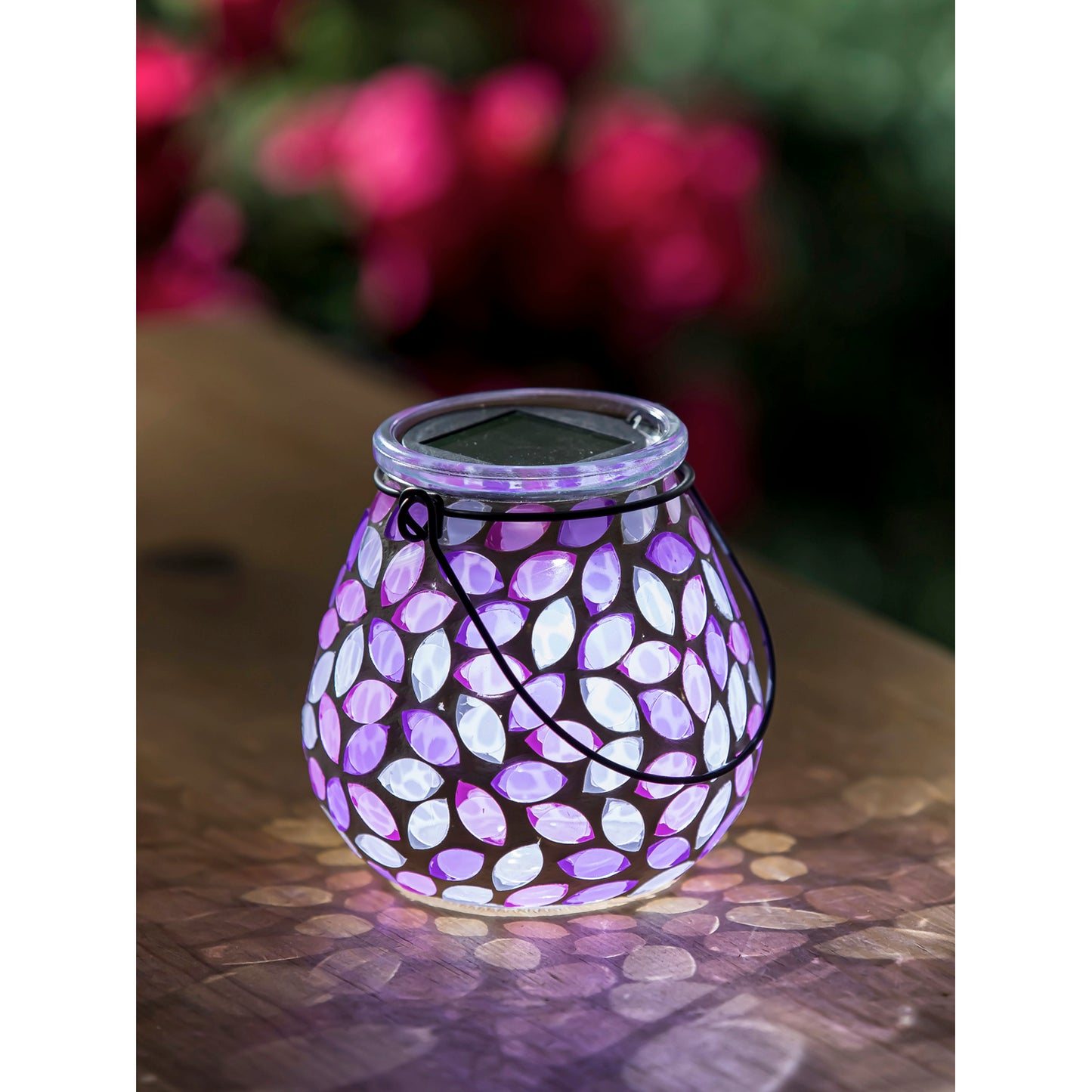 PURPLE MOSAIC LANTERN