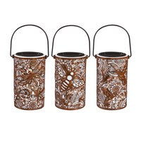 Antique Design Solar Lantern 11"