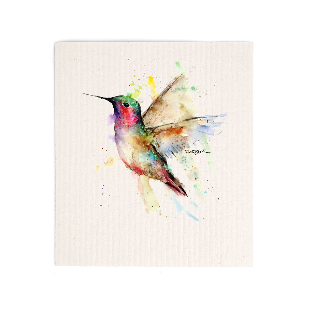 Hummingbird Swedish Dishcloth