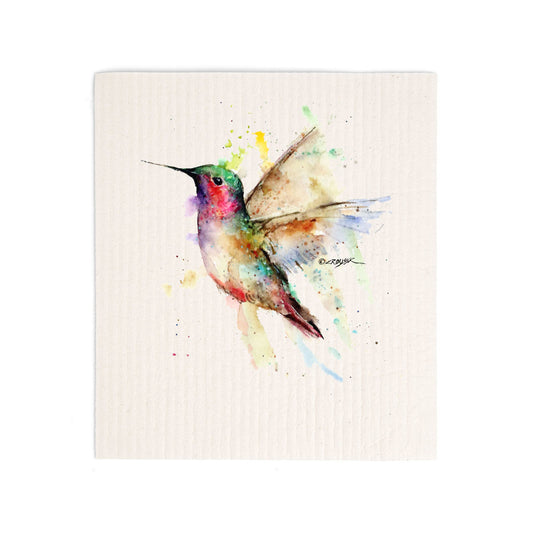 Hummingbird Swedish Dishcloth